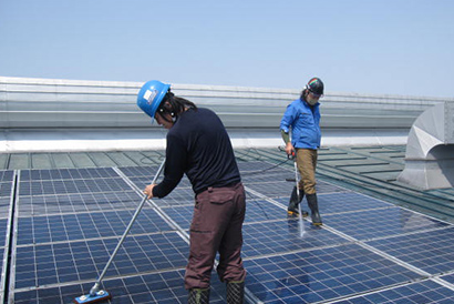 太陽光パネル清掃業者